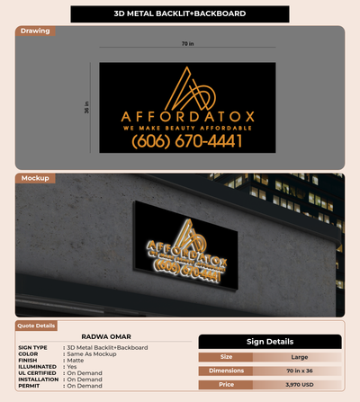 CUSTOM MOCKUP SIGN FOR Radwa Omar