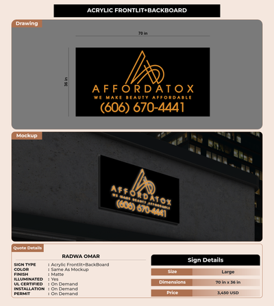 CUSTOM MOCKUP SIGN FOR Radwa Omar
