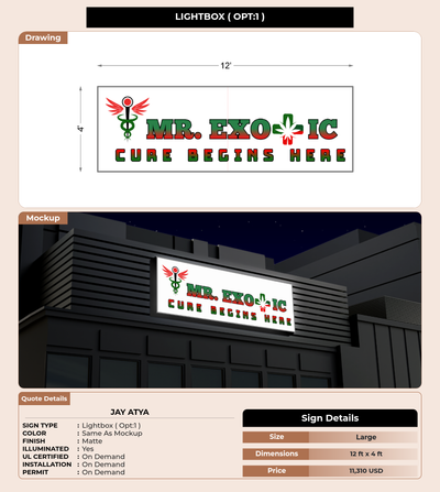 CUSTOM MOCKUP SIGN FOR Jay Atya