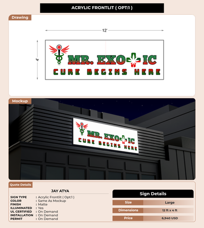CUSTOM MOCKUP SIGN FOR Jay Atya