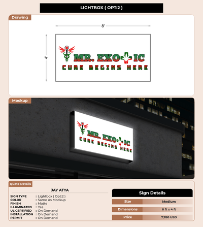 CUSTOM MOCKUP SIGN FOR Jay Atya