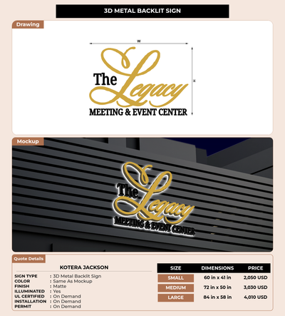 CUSTOM MOCKUP SIGN FOR Kotera Jackson