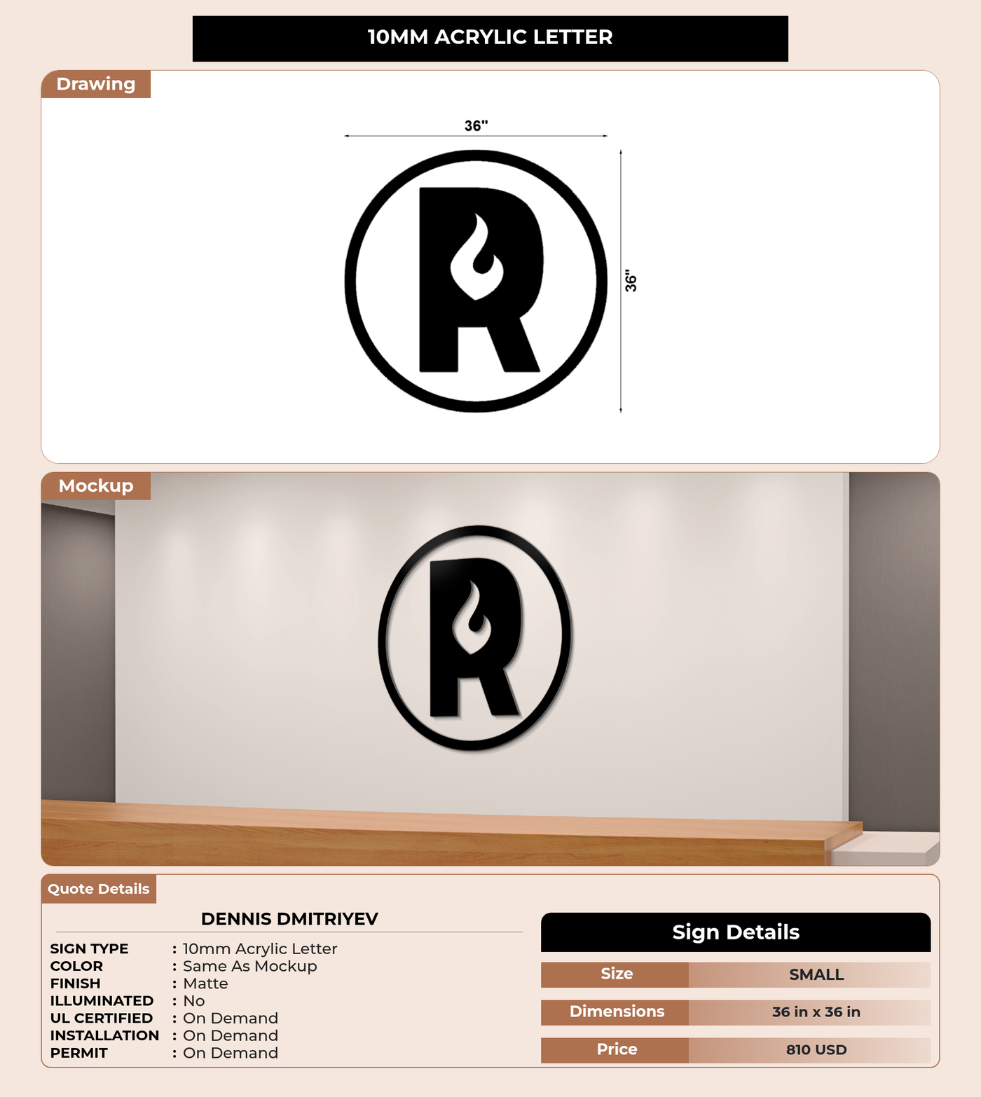 CUSTOM MOCKUP SIGN FOR Dennis Dmitriyev