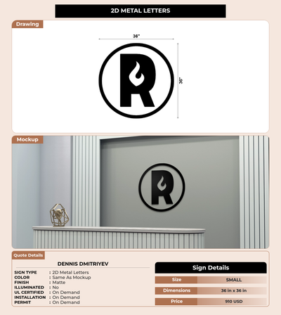 CUSTOM MOCKUP SIGN FOR Dennis Dmitriyev