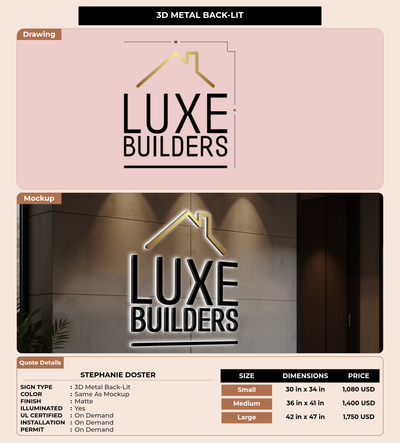 CUSTOM MOCKUP SIGN FOR Stephanie Doster