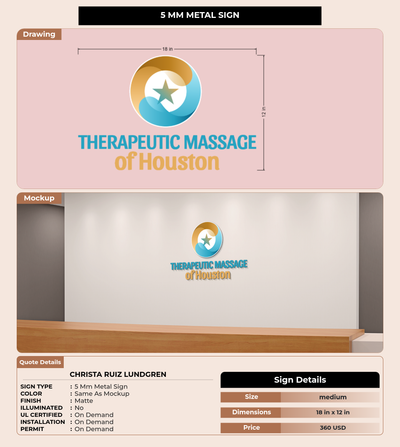 CUSTOM MOCKUP SIGN FOR Christa Ruiz Lundgren