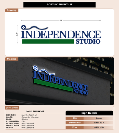 CUSTOM MOCKUP SIGN FOR Omid Shabkhiz