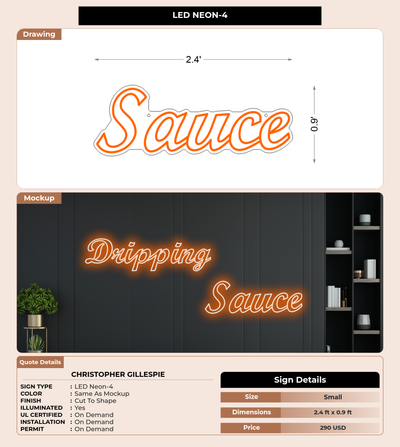 CUSTOM MOCKUP SIGN FOR Christopher Gillespie