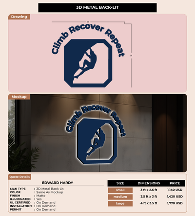 CUSTOM MOCKUP SIGN FOR Edward Hardy
