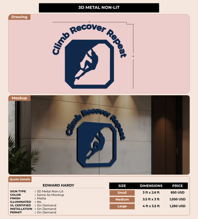 CUSTOM MOCKUP SIGN FOR Edward Hardy
