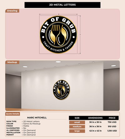 CUSTOM MOCKUP SIGN FOR Marc Mitchell