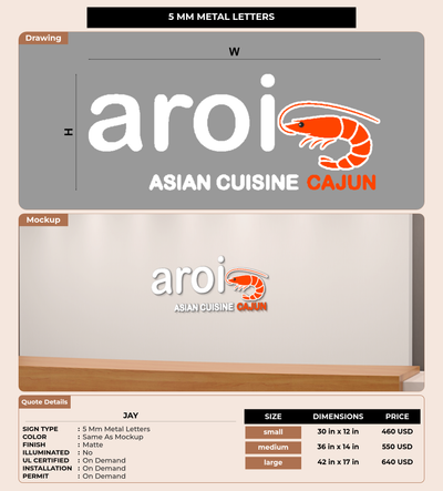 CUSTOM MOCKUP SIGN FOR jay