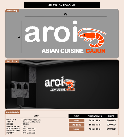 CUSTOM MOCKUP SIGN FOR jay