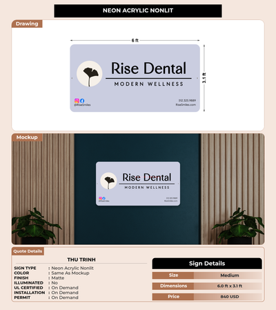 CUSTOM MOCKUP SIGN FOR Thu Trinh