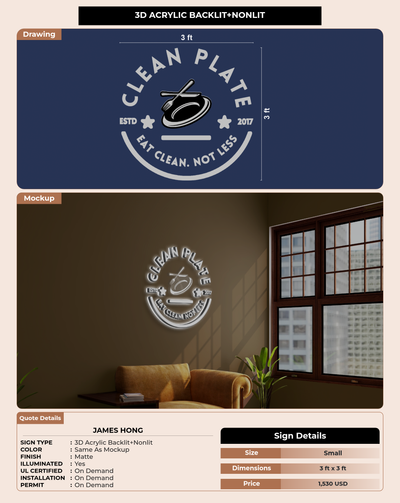 CUSTOM MOCKUP SIGN FOR James Hong