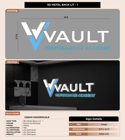 CUSTOM MOCKUP SIGN FOR Sarah Massengale