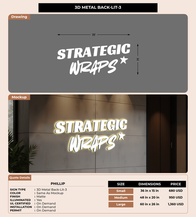 CUSTOM MOCKUP SIGN FOR Phillip