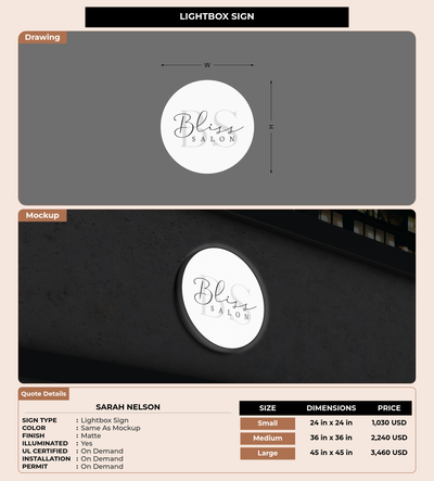 CUSTOM MOCKUP SIGN FOR Sarah Nelson