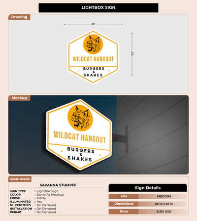 CUSTOM MOCKUP SIGN FOR Savanna Stumpff