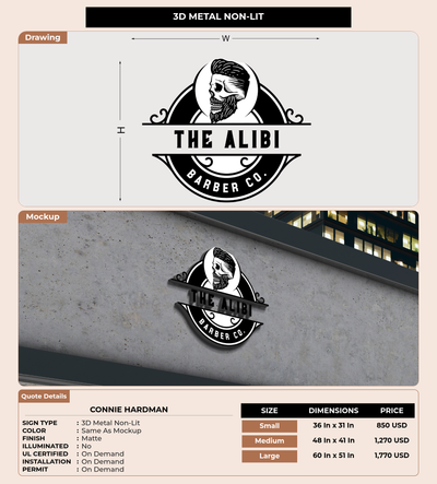 CUSTOM MOCKUP SIGN FOR Connie Hardman