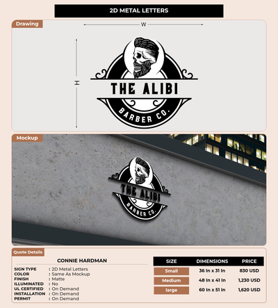 CUSTOM MOCKUP SIGN FOR Connie Hardman