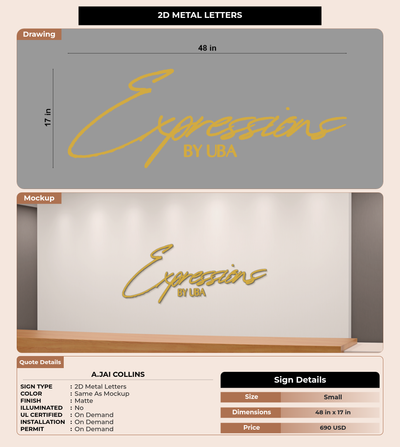 CUSTOM MOCKUP SIGN FOR A.Jai Collins