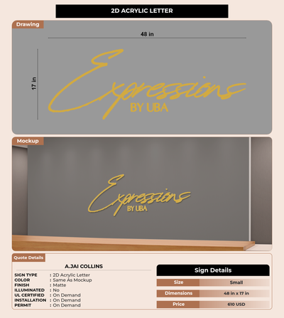 CUSTOM MOCKUP SIGN FOR A.Jai Collins