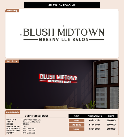CUSTOM MOCKUP SIGN FOR Jennifer Schultz