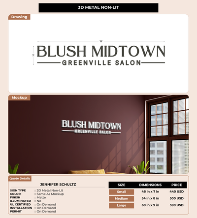CUSTOM MOCKUP SIGN FOR Jennifer Schultz