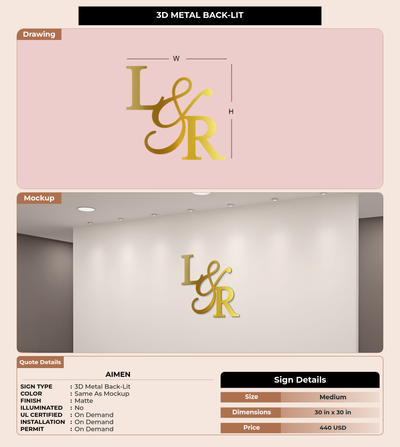 CUSTOM MOCKUP SIGN FOR Aimen