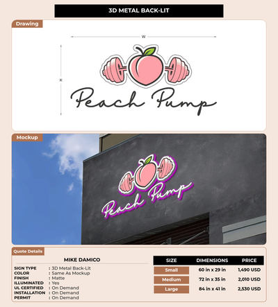 CUSTOM MOCKUP SIGN FOR Mike Damico