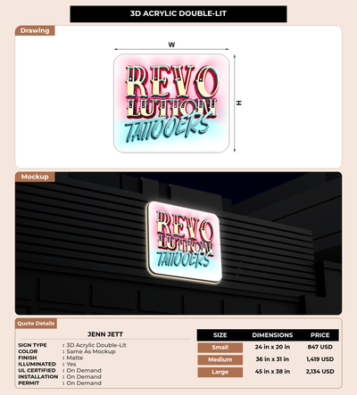 CUSTOM MOCKUP SIGN FOR Jenn Jett