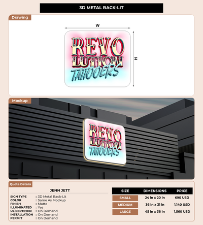 CUSTOM MOCKUP SIGN FOR Jenn Jett