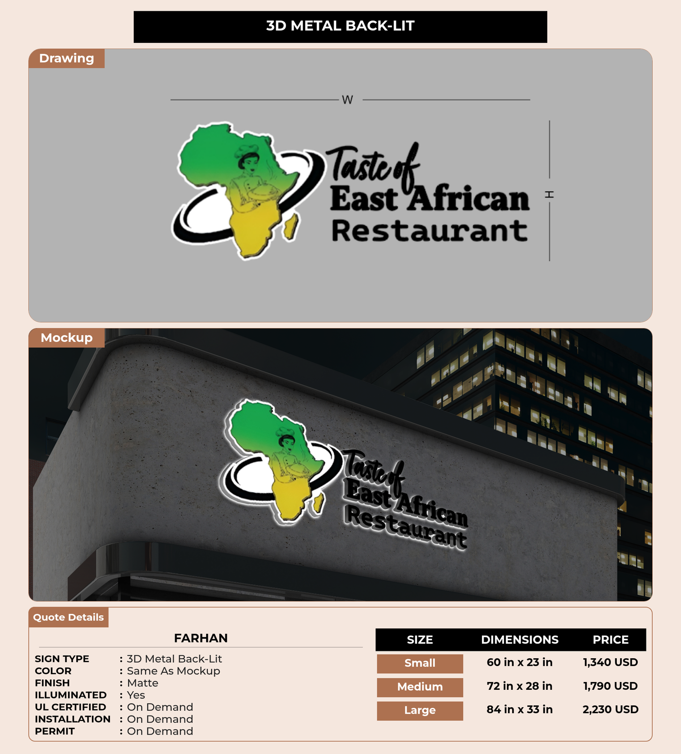 CUSTOM MOCKUP SIGN FOR Farhan