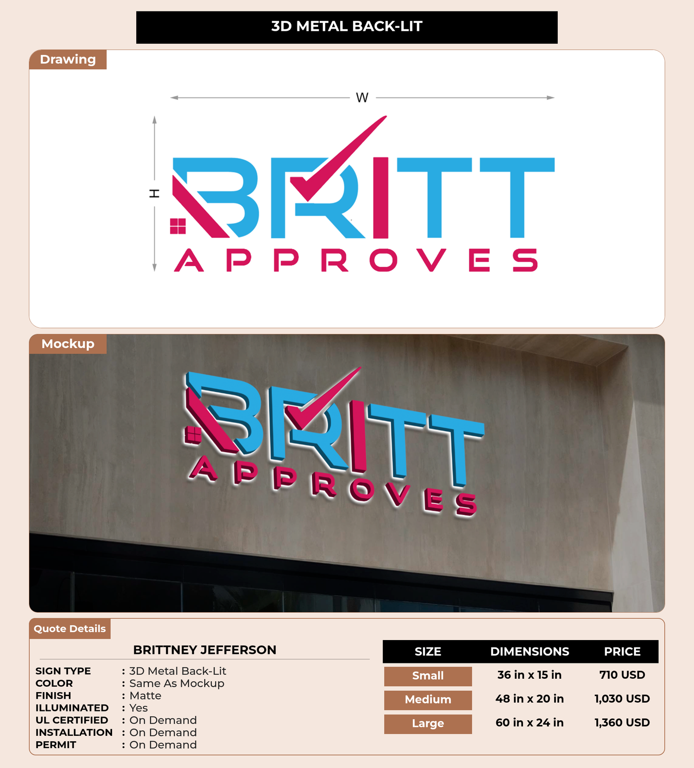 CUSTOM MOCKUP SIGN FOR Brittney Jefferson