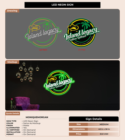 CUSTOM MOCKUP SIGN FOR Moniquemorgan