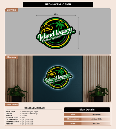 CUSTOM MOCKUP SIGN FOR Moniquemorgan
