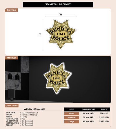 CUSTOM MOCKUP SIGN FOR Wendy Monahan