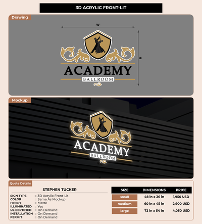 CUSTOM MOCKUP SIGN FOR Stephen Tucker