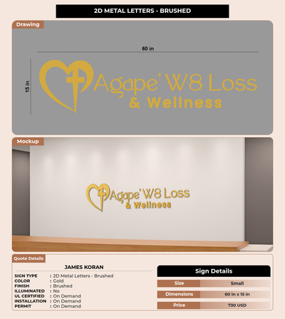 CUSTOM MOCKUP SIGN FOR James Koran