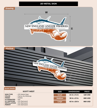 CUSTOM MOCKUP SIGN FOR Scott West