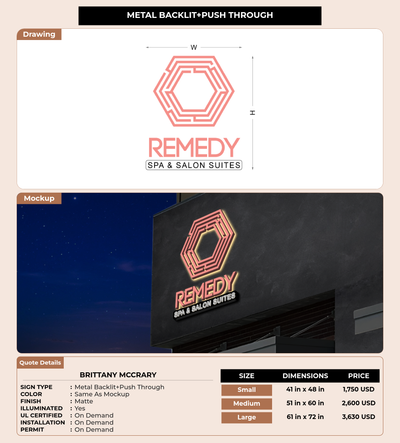 CUSTOM MOCKUP SIGN FOR Brittany McCrary