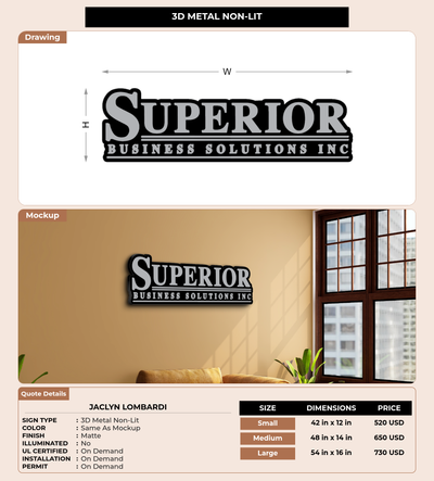 CUSTOM MOCKUP SIGN FOR Jaclyn Lombardi