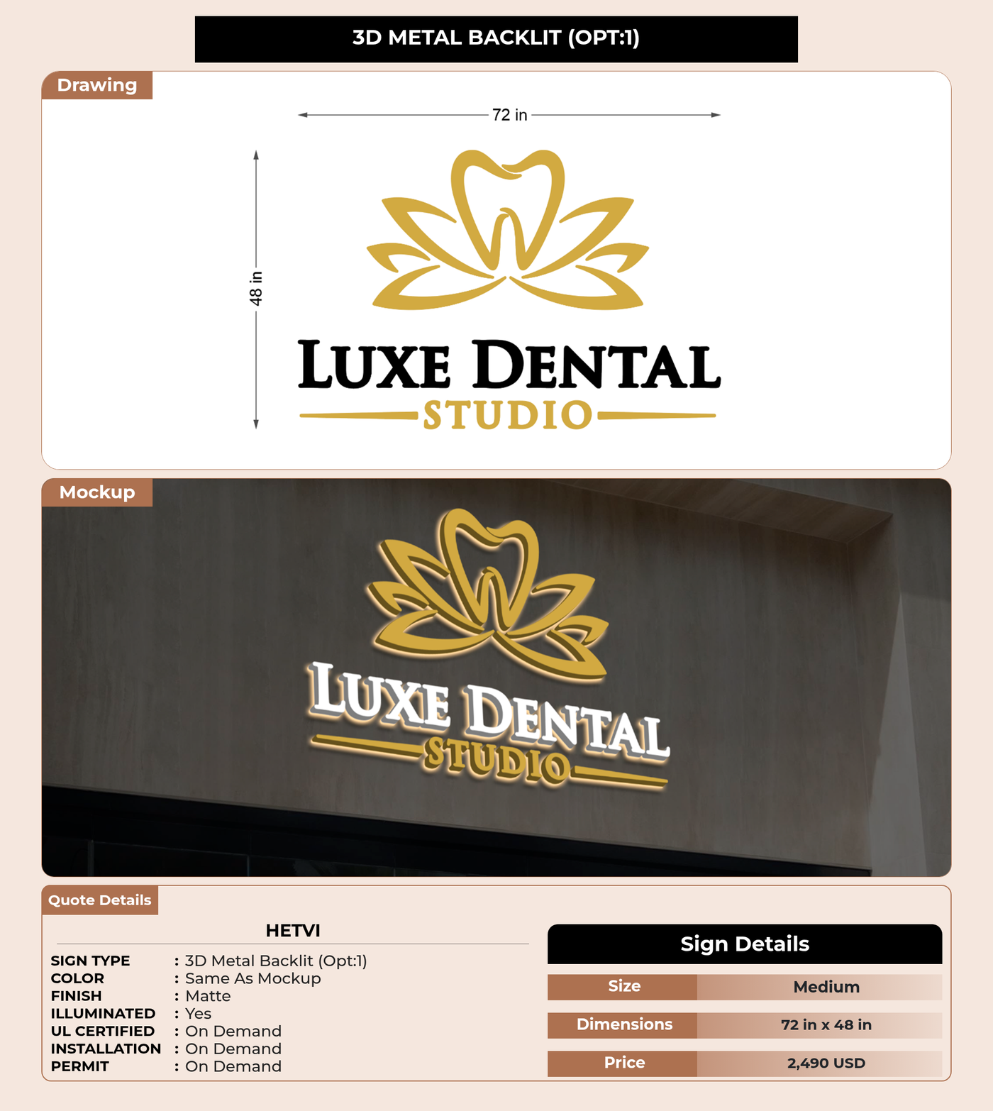 CUSTOM MOCKUP SIGN FOR Hetvi