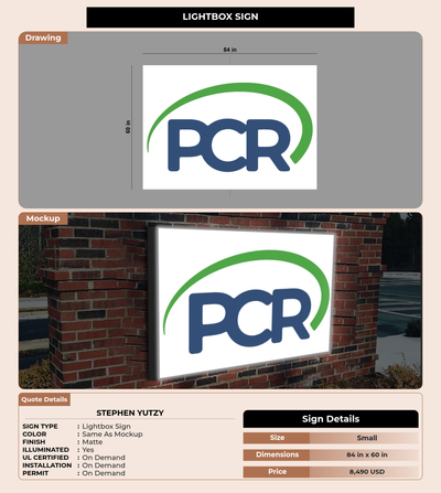 CUSTOM MOCKUP SIGN FOR Stephen Yutzy