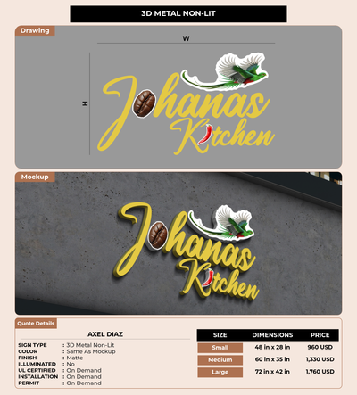 40% DEPOSIT LINK CUSTOM MOCKUP SIGN FOR Axel Diaz