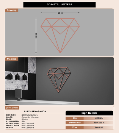 CUSTOM MOCKUP SIGN FOR Luigy Penaranda