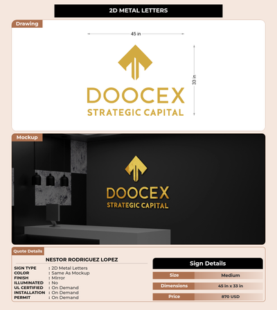 CUSTOM MOCKUP SIGN FOR Nestor Rodriguez Lopez