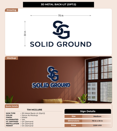 CUSTOM MOCKUP SIGN FOR Tim McClure