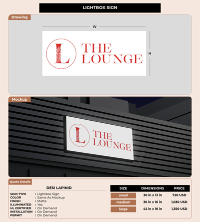 CUSTOM MOCKUP SIGN FOR Desi Lapinid